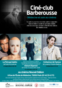 Ciné-club Barberousse. Médecine et soin au cinéma. Programme 1er trimestre 2018/2019